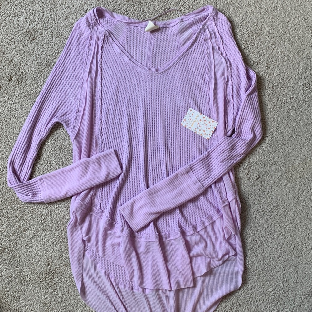 NWT Free People lilac sweater size small